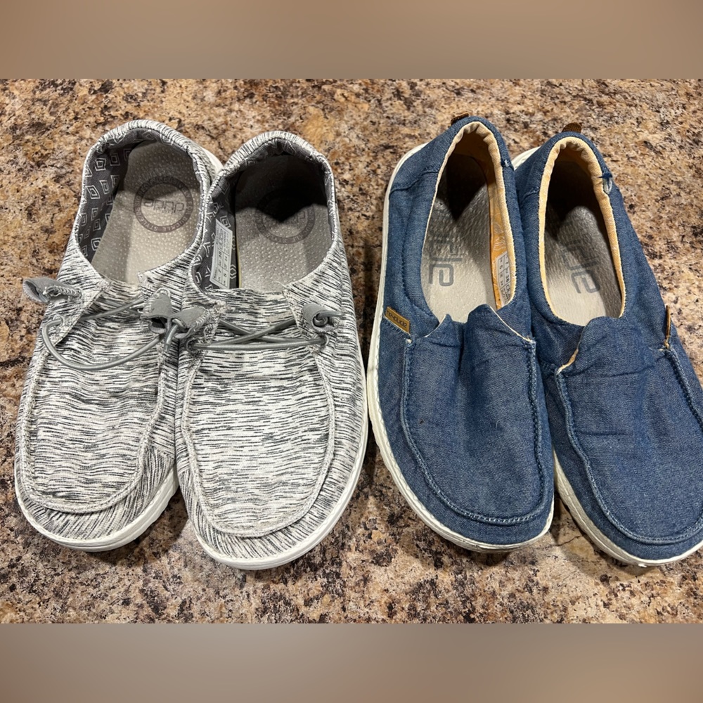 Women’s Hey Dude Shoes, 2 pair, size 7